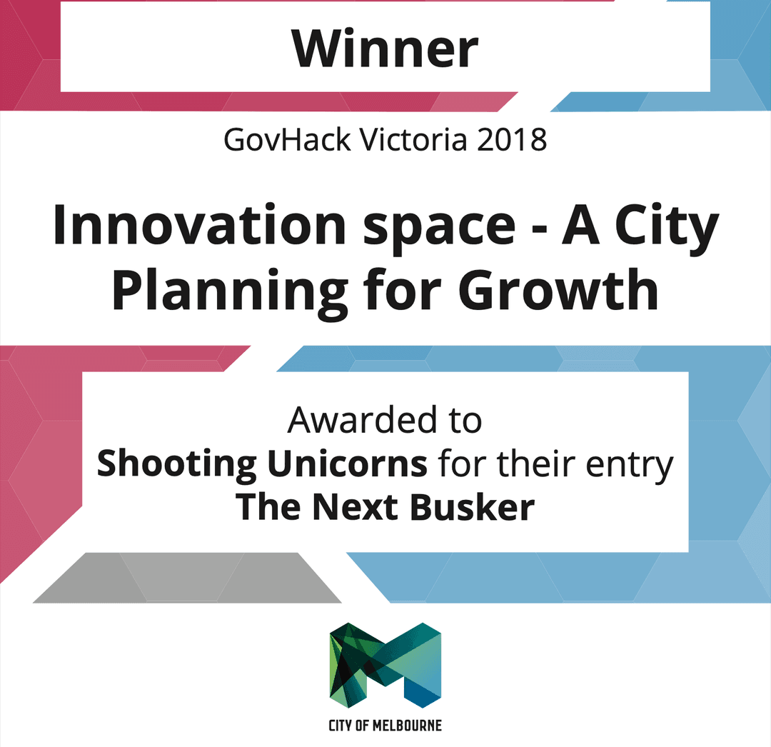Innovation Space Award from City of Melbourne